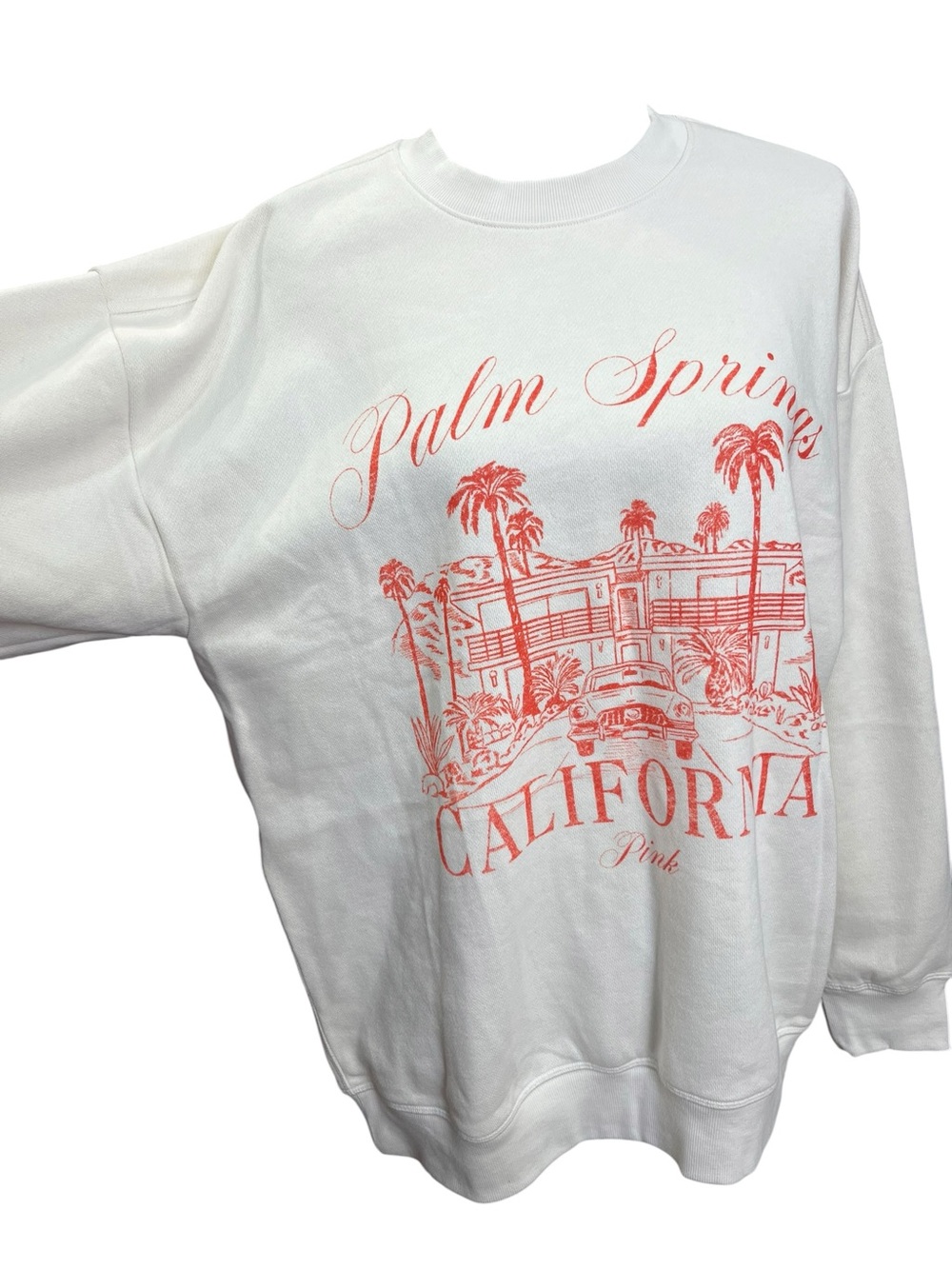 Victoria’s Secret PINK Palm Springs California Crewneck Sweatshirt Medium - Picture 3 of 9